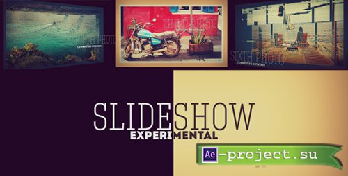 Videohive: Experimental 3D Photo Slideshow - Project for After Effects