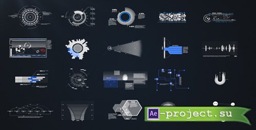 Videohive: HUD & Infographic Elements - Project for After Effects