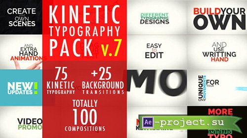 Videohive: Kinetic Typography  - Project for After Effects
