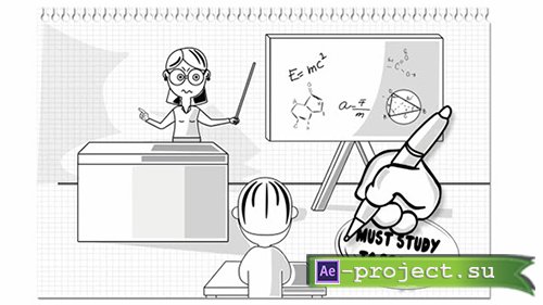 pond5: Notebook Career Whiteboard - Project for After Effects