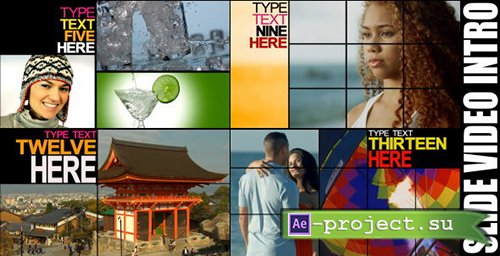 Videohive: Slide Video Intro - Project for After Effects