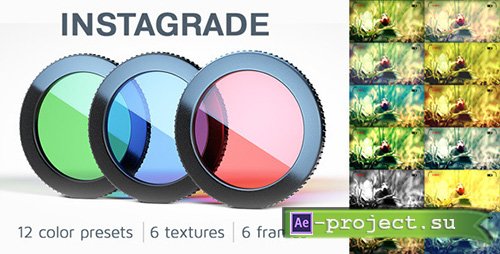 Videohive: InstaGrade - Color Correction Template - Project for After Effects