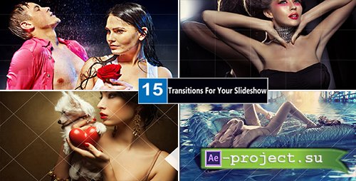 Pond5: 15 Transitions For Your Slideshow - Project for After Effects