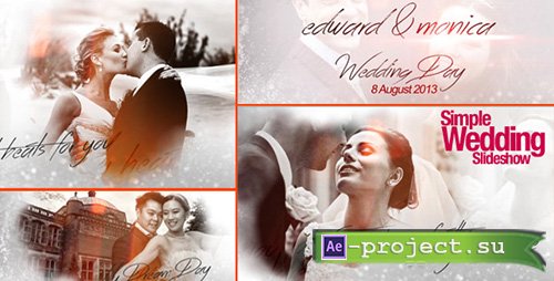 Videohive: Simple Wedding Slideshow - Project for After Effects