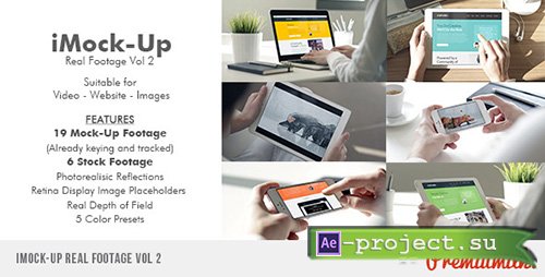Videohive: iMock-Up Real Footage Vol 2 - Project for After Effects