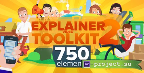 Videohive: Explainer Video Toolkit 2 - Project for After Effects