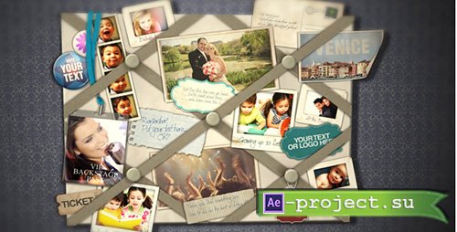 Videohive: French Memo Board - Project for After Effects