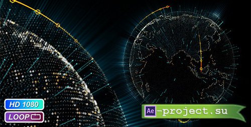 Videohive: Cyber Earth Globee - Motion Graphics