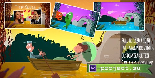 Videohive: A Fishy Valentine Cartoon - Project for After Effects