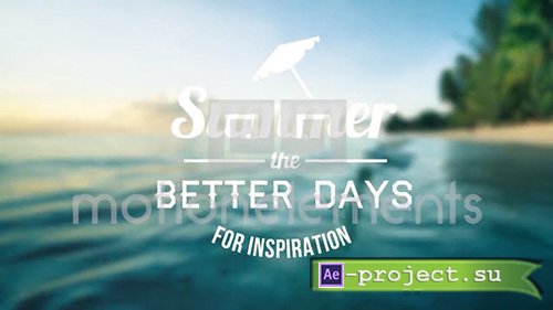 MotionElements: Epic Summer Days Opener - After Effects Template