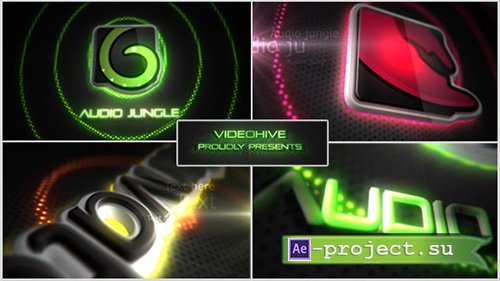 Videohive: Neon/Vegas Lights Logo Reveal - Project for After Effects