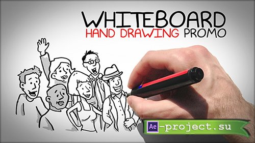Videohive: Whiteboard Hand Drawing Promo - Project for After Effects