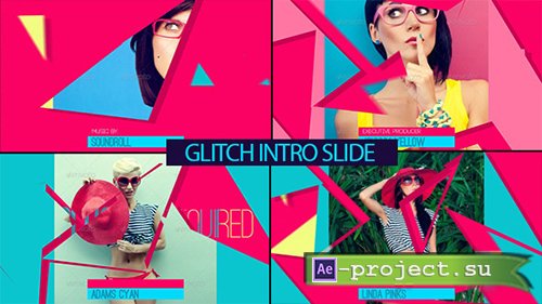 Videohive: Glitch Intro Slide - Project for After Effects