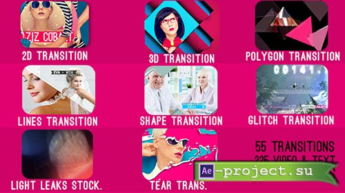 Videohive: Transitions 9340988 - Project for After Effects