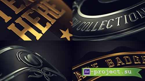 Videohive: Vintage Logo Badges Package - Project for After Effects