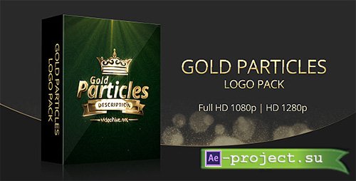 Videohive: Gold Particles Logo Pack - Project for After Effects