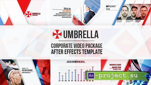 Videohive: Umbrella - Corporate Video Package - Project for After Effects
