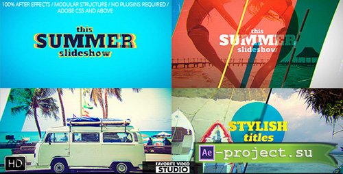Videohive: Favorite Summer Slideshow - Project for After Effects