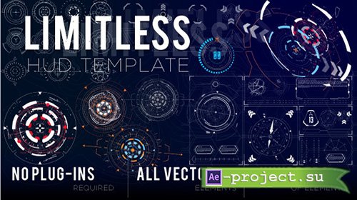 Videohive: Limitless HUD Template - Project for After Effects