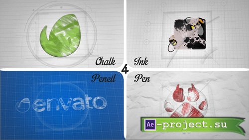Videohive: Sketch and Ink Logo - Project for After Effects