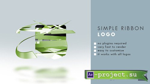 Videohive: Simple Ribbon Logo - Project for After Effects