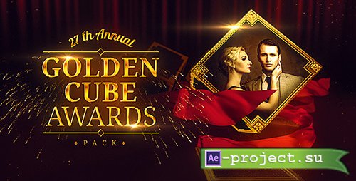 Videohive: Golden Cube - Awards Pack - Project for After Effects