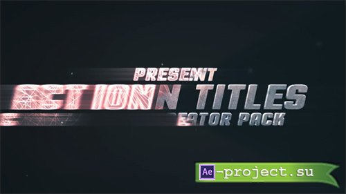 Videohive: Action Titles Trailer Creator - Project  After Effects 