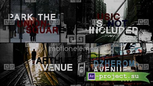 MotionElements: My City - After Effects Project 