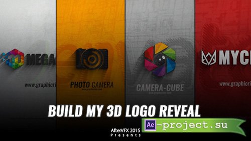 Videohive: Build My 3D Logo Reveal - Project for After Effects 