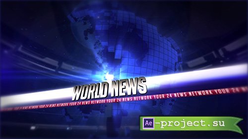 pond5: Broadcast News 24 Complete Package - After Effects Project 