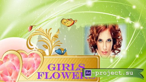 Girls flowers - Project for Proshow Producer