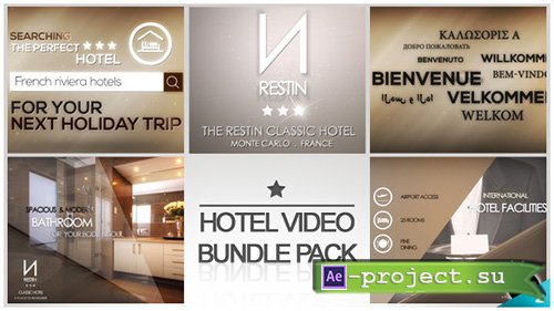 Videohive: Hotel Video Bundle Pack - Project for After Effects