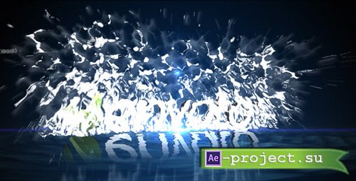 Videohive: Water Splash Logo Intro  - Project for After Effects 