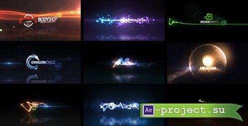 Videohive: Quick Logo Sting Pack 04: Glowing Particles - Project for After Effects 