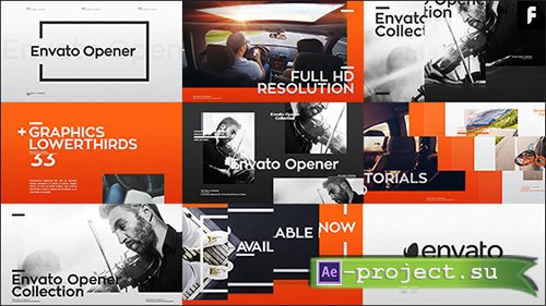 Videohive: Modern Opener + 33 Lower Thirds - Project for After Effects