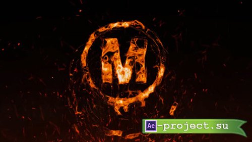 Motion Array: Flame Logo - After Effects Template 