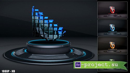 Videohive: 3D Logo on Stage - Project for After Effects 