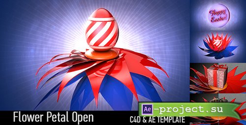 Videohive: Flower Petal Open - Cinema 4D Templates and AE 