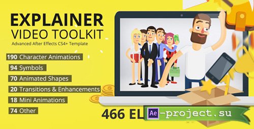 Videohive: Explainer Video Toolkit - Project for After Effects 