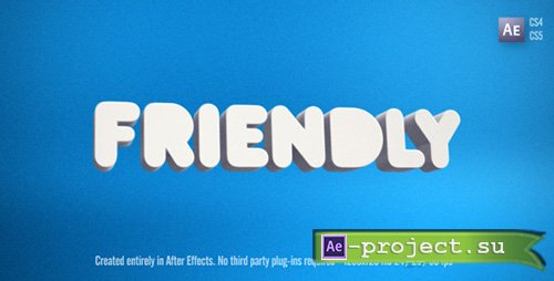 Videohive: Friendly - Project for After Effects 