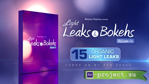Videohive: Light Leaks and Bokehs Vol 1 - Motion Graphics 