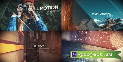 Videohive: Inspirational Intro - Dynamic Slides - Project for After Effects