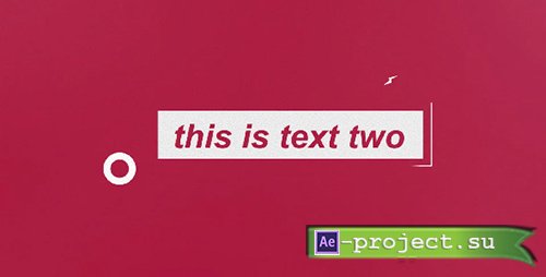 Videohive: Type Boom - Project for After Effects 