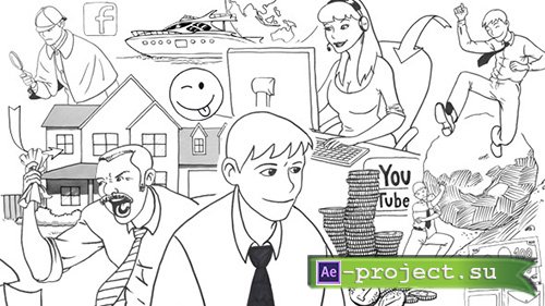Videohive: Whiteboard Business Toolkit Vol 1 - Project for After Effects