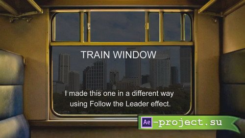 Train Window 2 - Project for Proshow Producer