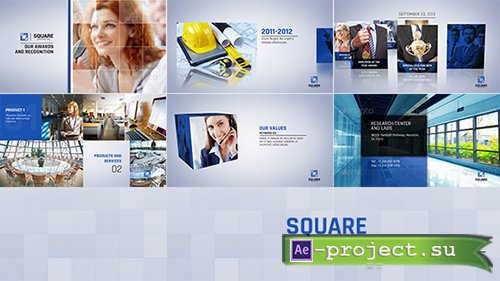 Videohive: Square Corporate Video Package - Project for After Effects