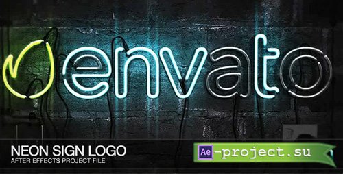 Videohive: Neon Sign Logo - Project for After Effects 