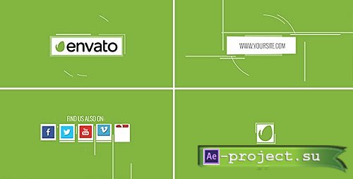 Videohive: Social Media Logo Reveal - Project for After Effects 