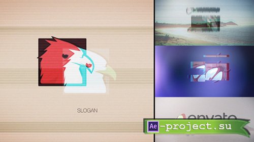 Videohive: Quick Glitch Logo Pack - Dynamic Titles - Project for After Effects  