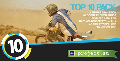 Videohive: Top 10 Pack + ae - Motion Graphics & Project  